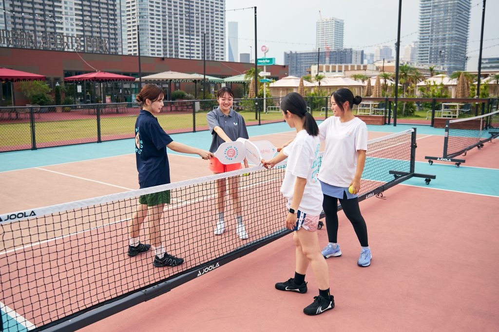 友人同士でのピックルボール