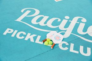 ピックルボールでの使用するパドルとボール