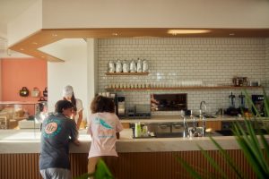 Pacific PICKLE CLUB内のカフェ